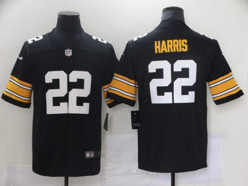 Pittsburgh Steelers Black NFL Jersey 02