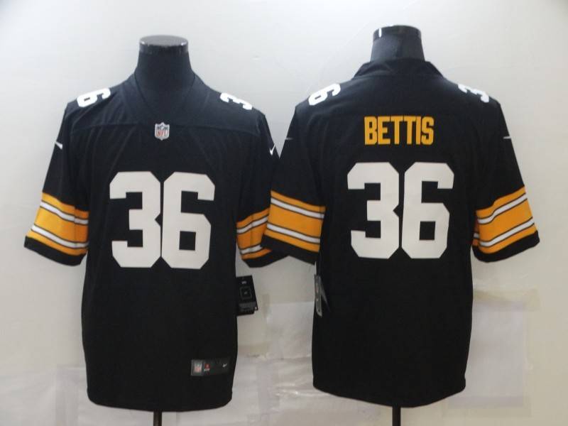 Pittsburgh Steelers Black NFL Jersey 02