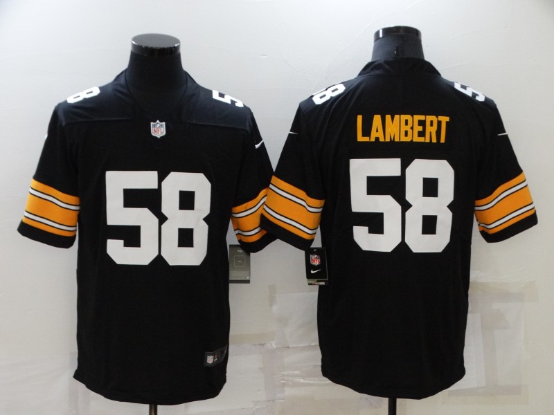 Pittsburgh Steelers Black NFL Jersey 02