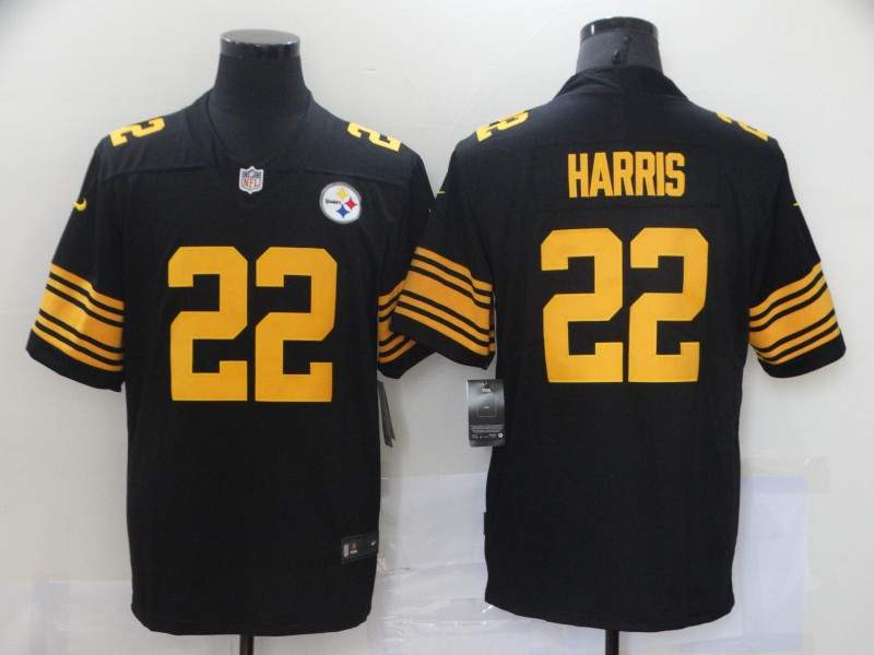 Pittsburgh Steelers Black NFL Jersey 03