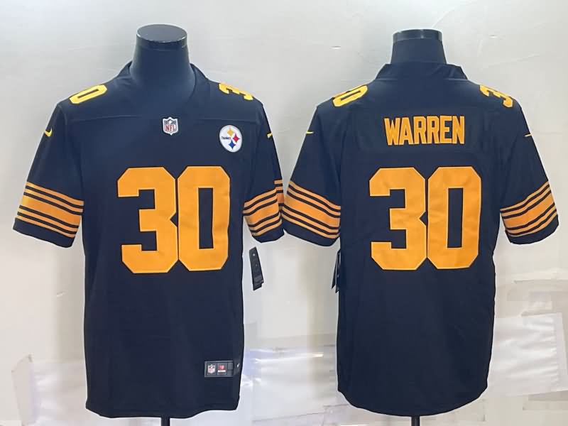 Pittsburgh Steelers Black NFL Jersey 03