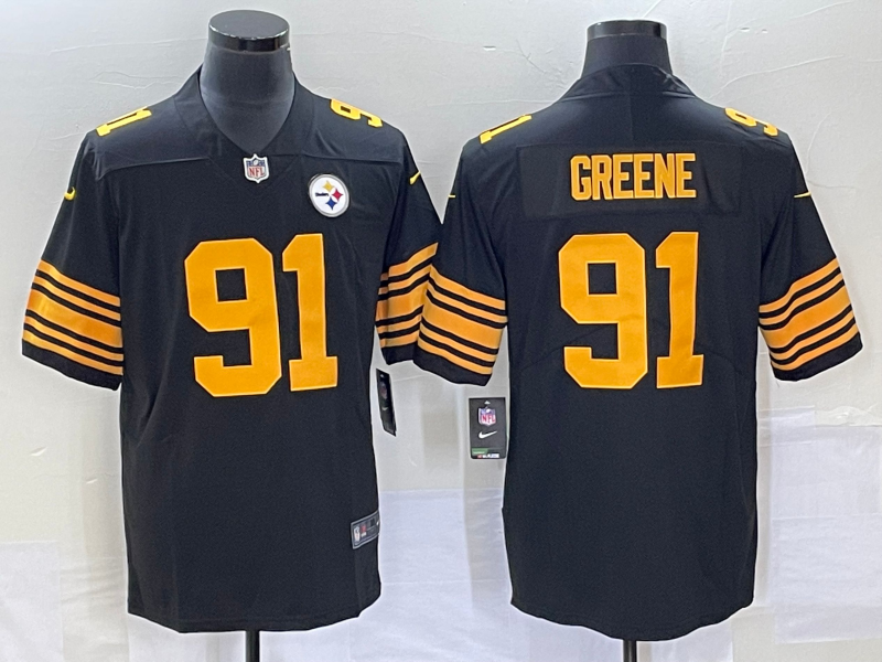 Pittsburgh Steelers Black NFL Jersey 03