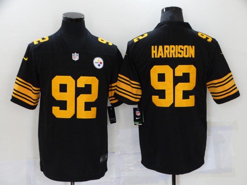 Pittsburgh Steelers Black NFL Jersey 03