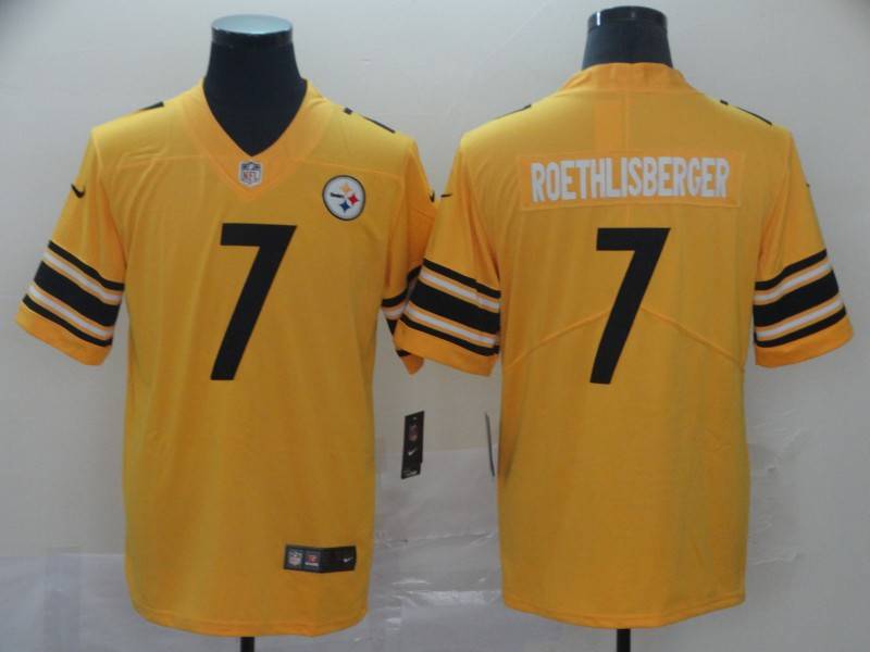 Pittsburgh Steelers Yellow Inverted Legend NFL Jersey