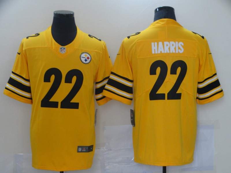 Pittsburgh Steelers Yellow Inverted Legend NFL Jersey