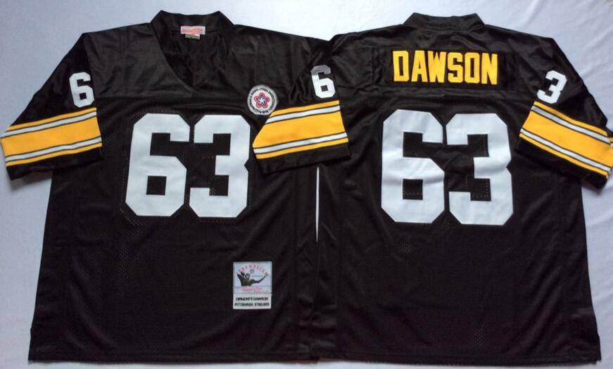 Pittsburgh Steelers Black Retro NFL Jersey