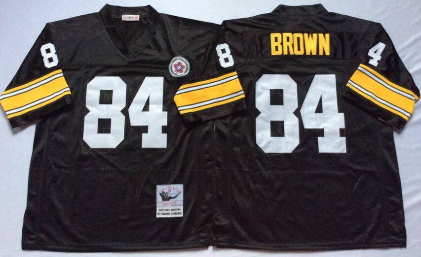 Pittsburgh Steelers Black Retro NFL Jersey