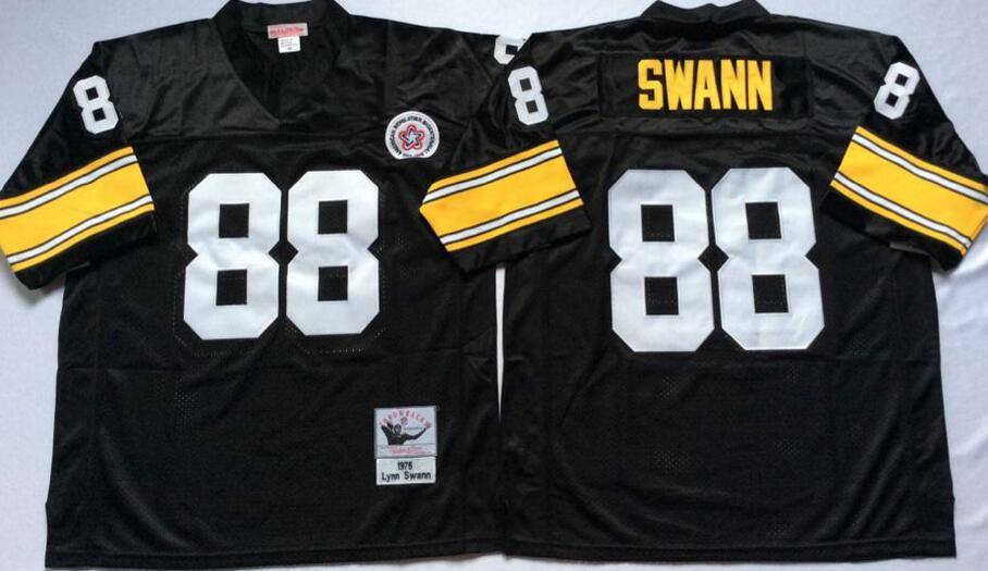 Pittsburgh Steelers Black Retro NFL Jersey