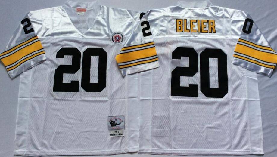 Pittsburgh Steelers White Retro NFL Jersey