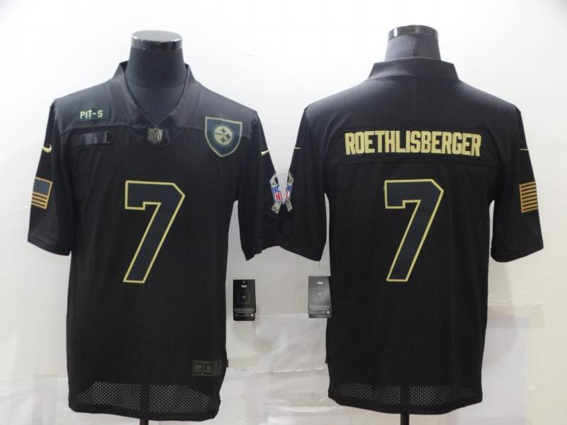 Pittsburgh Steelers Black Gold Salute To Service NFL Jersey