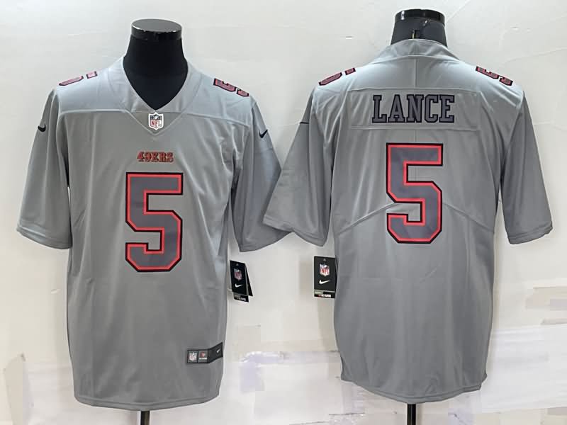 San Francisco 49ers Grey Atmosphere Fashion NFL Jersey