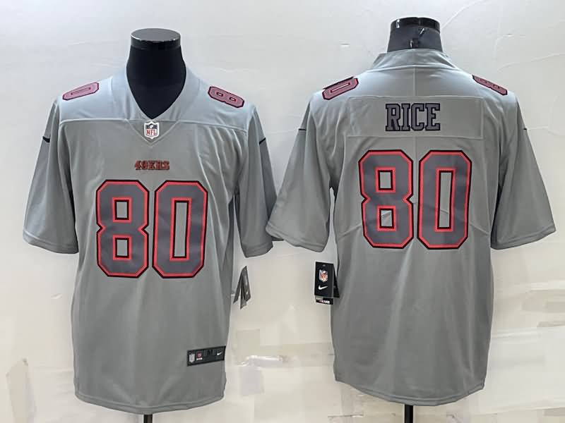 San Francisco 49ers Grey Atmosphere Fashion NFL Jersey