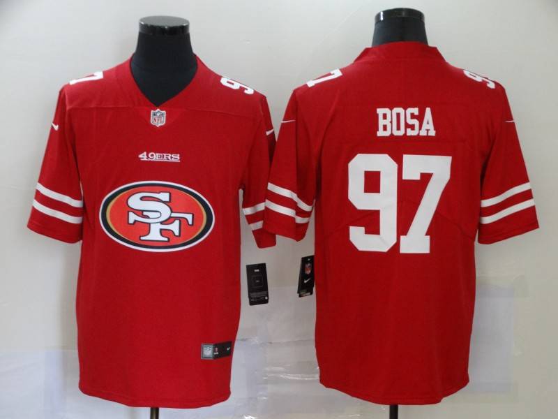 San Francisco 49ers Red Fashion NFL Jersey