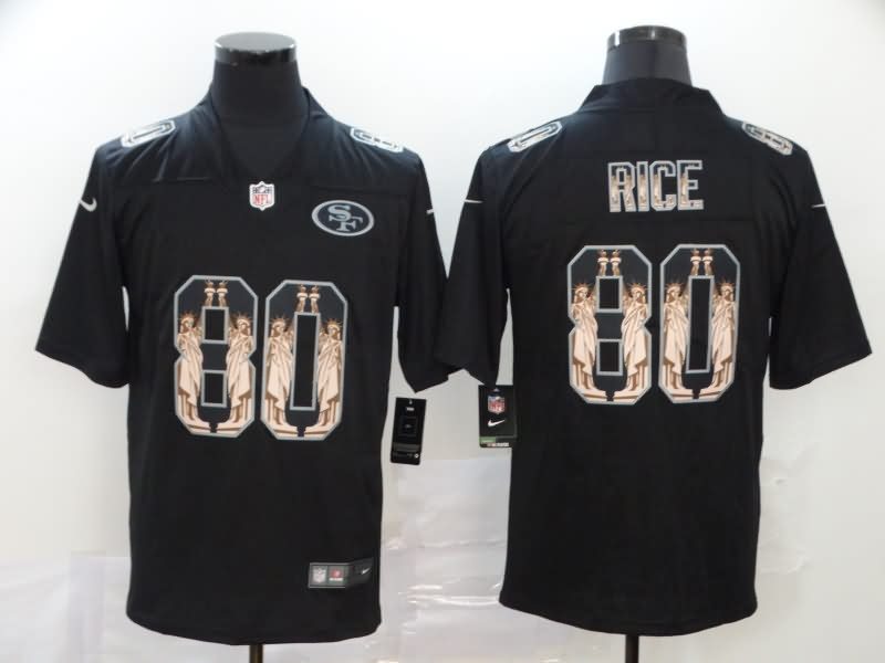 San Francisco 49ers Black Goddess Fashion NFL Jersey