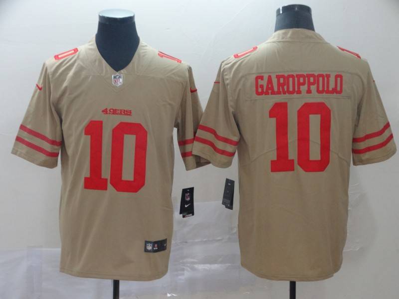 San Francisco 49ers Gold Inverted Legend NFL Jersey