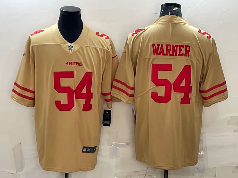 San Francisco 49ers Gold Inverted Legend NFL Jersey