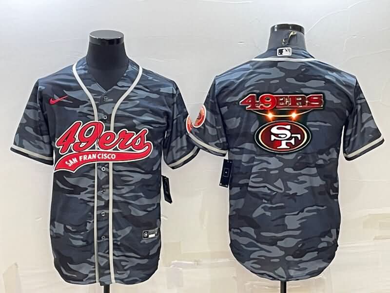 San Francisco 49ers Camouflage MLB&NFL Jersey