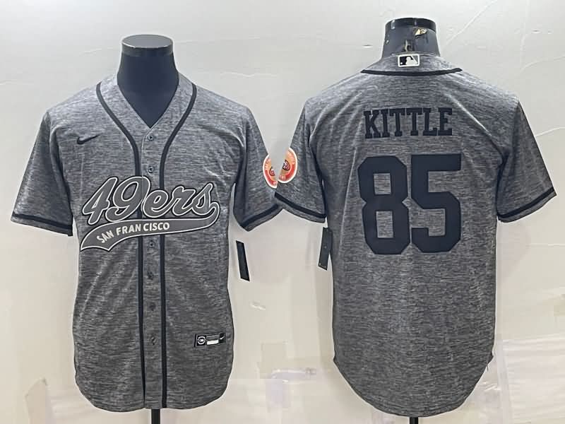 San Francisco 49ers Grey MLB&NFL Jersey