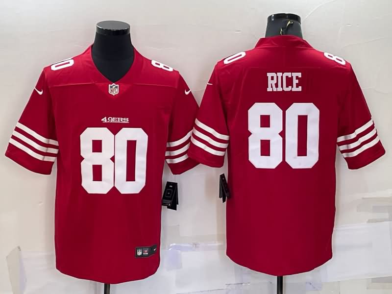 San Francisco 49ers Red NFL Jersey 04