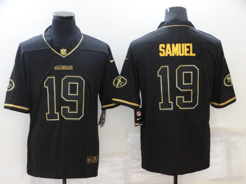 San Francisco 49ers Black Gold Retro NFL Jersey