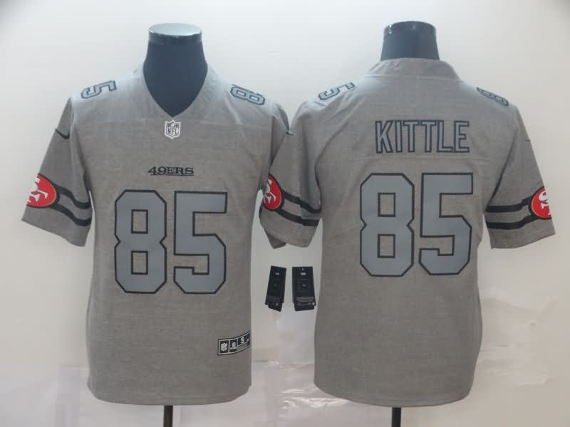 San Francisco 49ers Grey Retro NFL Jersey