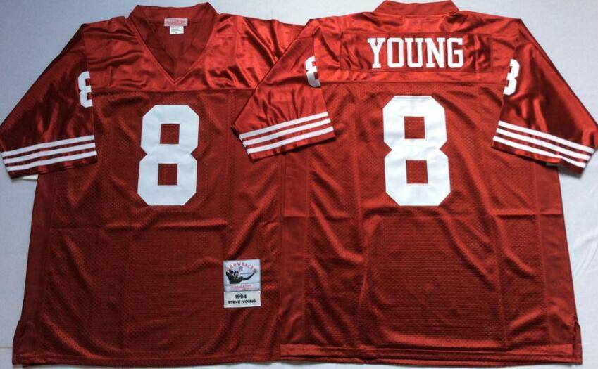 San Francisco 49ers Red Retro NFL Jersey