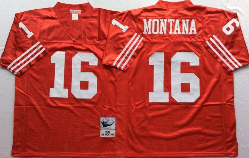 San Francisco 49ers Red Retro NFL Jersey