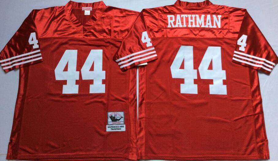 San Francisco 49ers Red Retro NFL Jersey