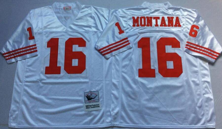 San Francisco 49ers White Retro NFL Jersey