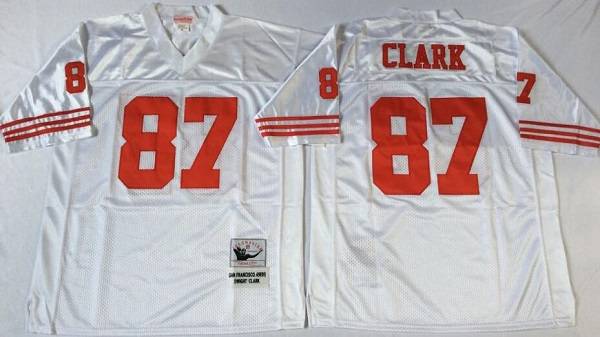 San Francisco 49ers White Retro NFL Jersey