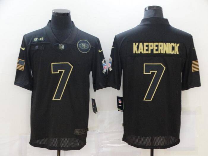 San Francisco 49ers Black Gold Salute To Service NFL Jersey