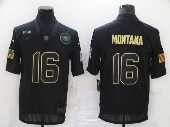 San Francisco 49ers Black Gold Salute To Service NFL Jersey