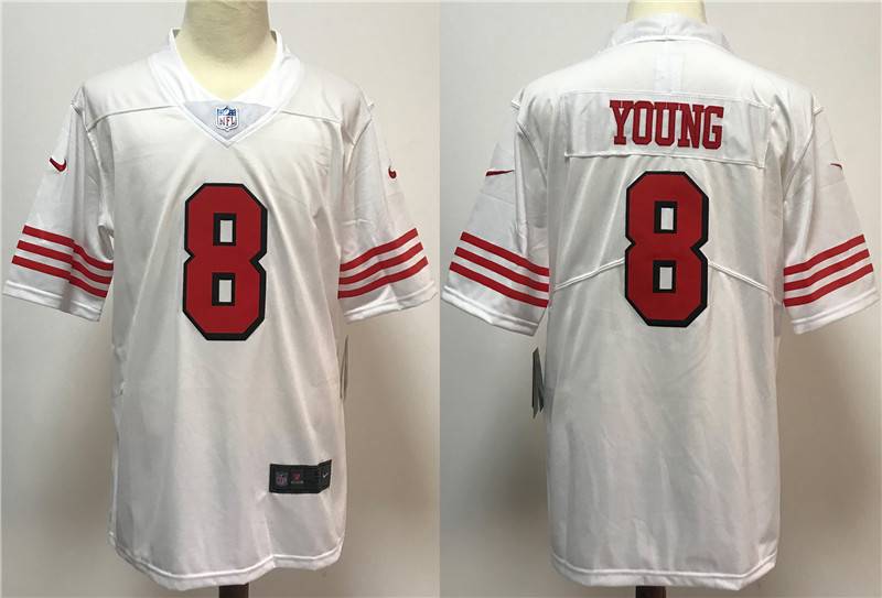 San Francisco 49ers White NFL Jersey 02
