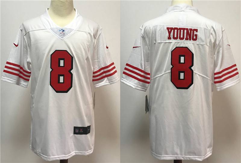 San Francisco 49ers White NFL Jersey 02