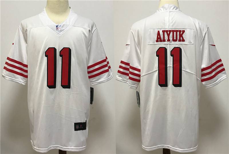 San Francisco 49ers White NFL Jersey 02