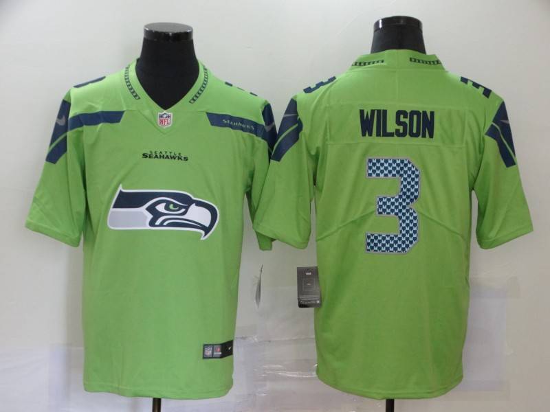 Seattle Seahawks Green Fashion NFL Jersey