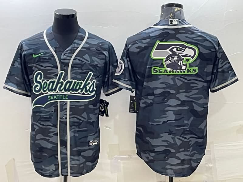 Seattle Seahawks Camouflage MLB&NFL Jersey