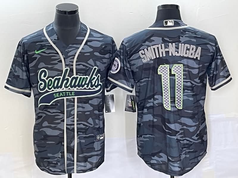 Seattle Seahawks Camouflage MLB&NFL Jersey