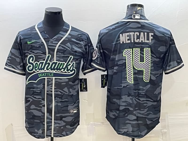 Seattle Seahawks Camouflage MLB&NFL Jersey