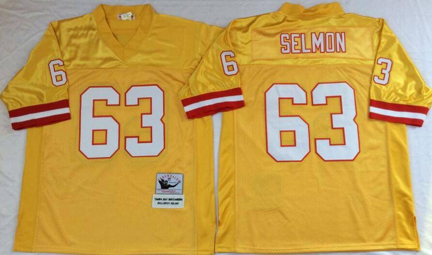 Tampa Bay Buccaneers Yellow Retro NFL Jersey