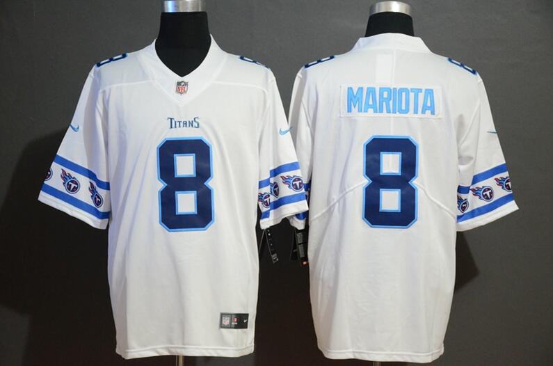Tennessee Titans White NFL Jersey 02