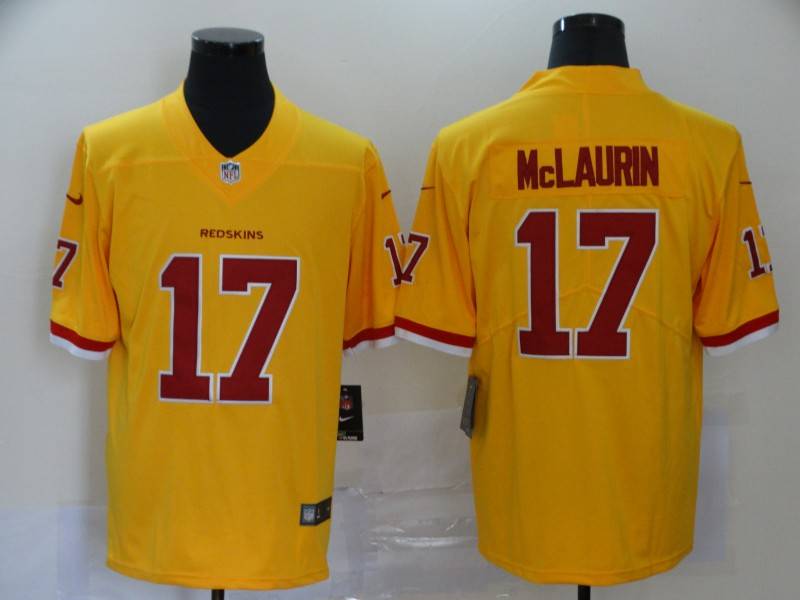 Washington Football Team Yellow NFL Jersey