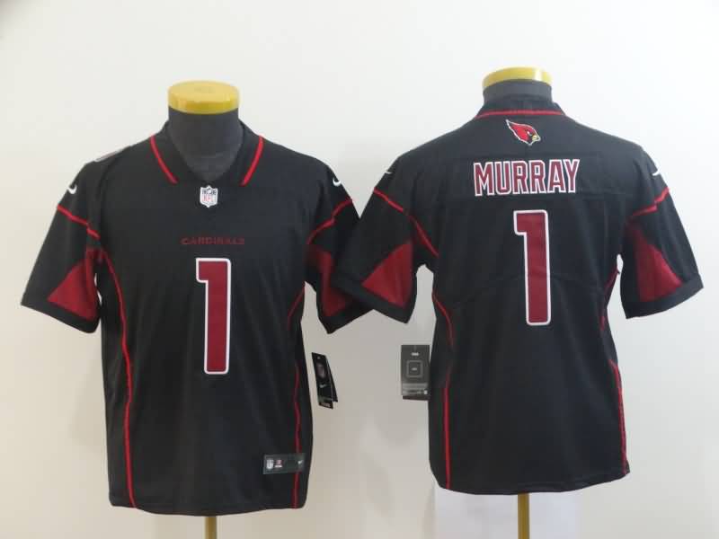 Kids Arizona Cardinals Black #1 MURRAY NFL Jersey 02