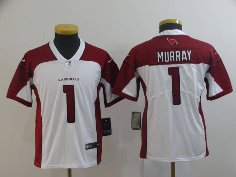 Kids Arizona Cardinals White #1 MURRAY NFL Jersey