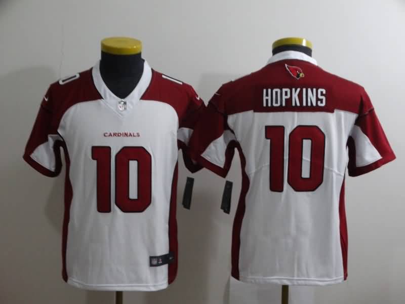 Kids Arizona Cardinals White #10 HOPKINS NFL Jersey