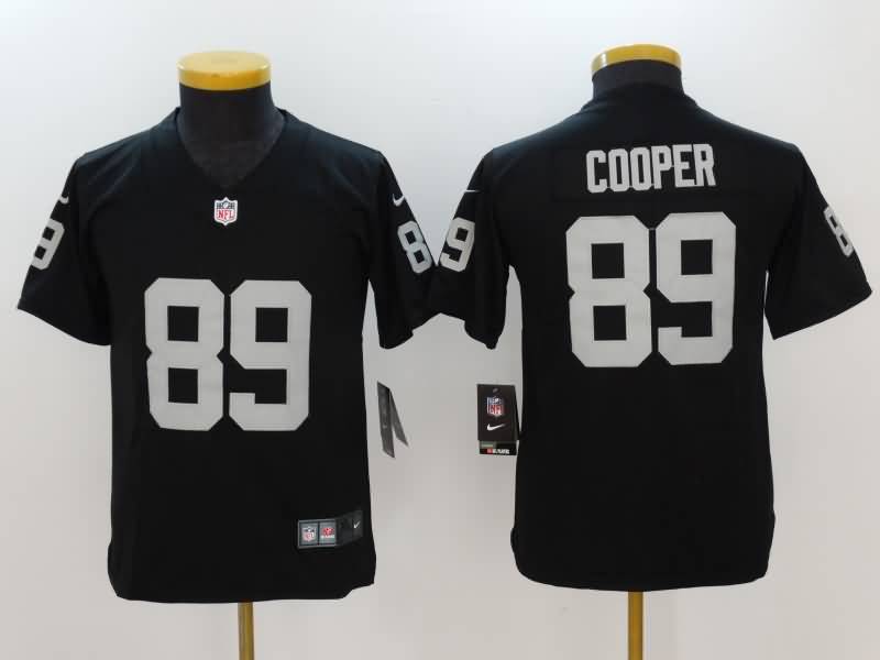 Kids Las Vegas Raiders Black #89 COOPER NFL Jersey