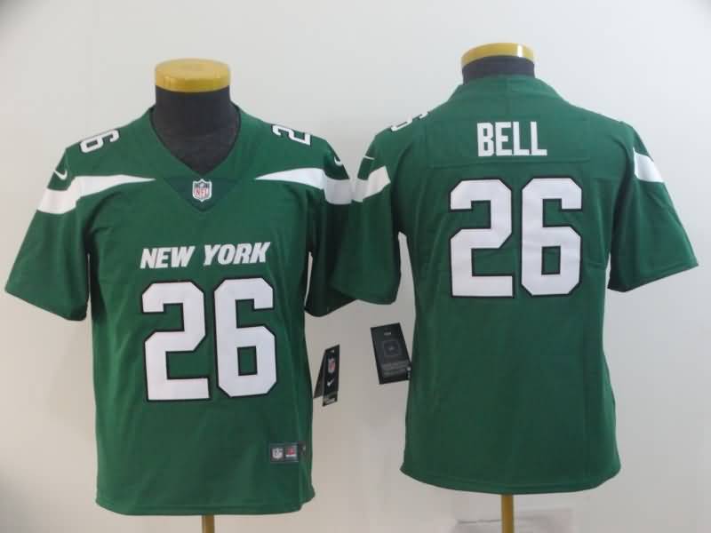 Kids New York Jets Green #26 BELL NFL Jersey
