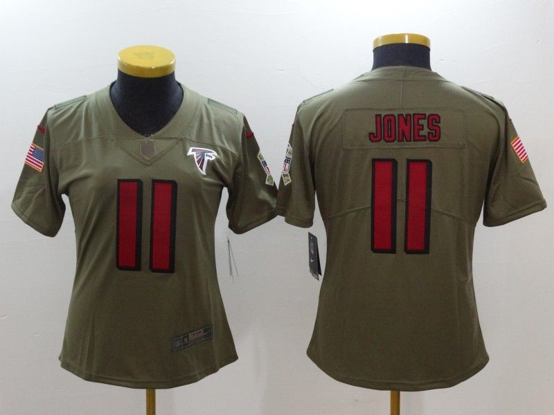 Atlanta Falcons #11 JONES Green Women NFL Jersey