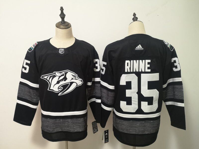 2019 Nashville Predators Black #35 RINNE All Star NHL Jersey