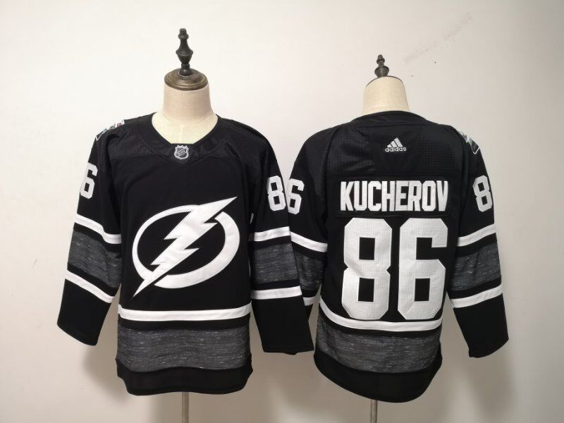 2019 Tampa Bay Lightning Black #86 KUCHEROV All Star NHL Jersey
